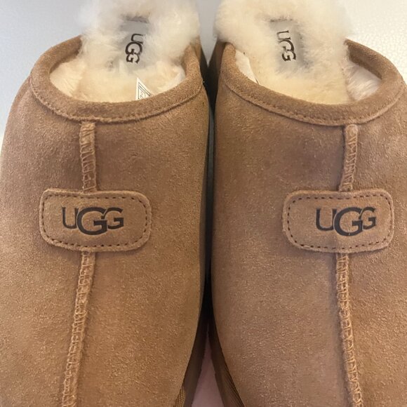 NIB UGG DISCOQUETTE SLIDE SLIPPER CHESTNUT SIZE 8 - Picture 6 of 11